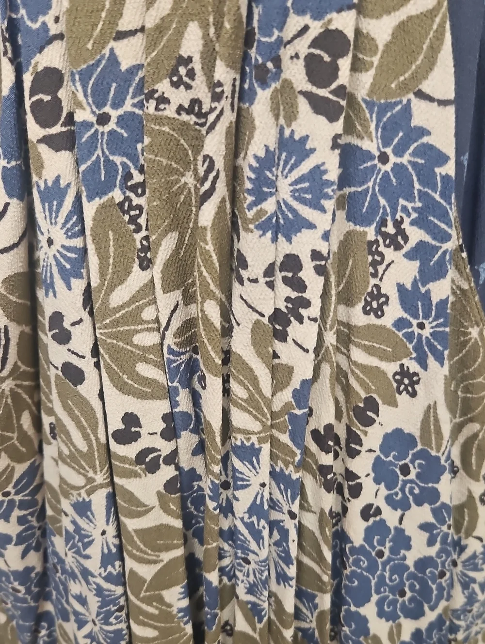 Free People Floral Deep-V Empire Mini Dress